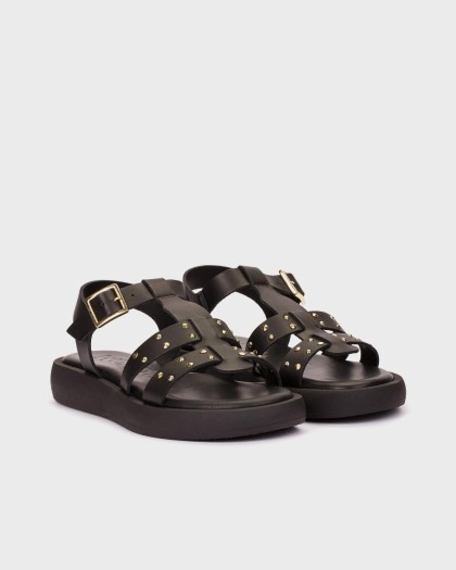 Wonders.com | Sandalias MUSA 67 Negras AB-1567 MOUSSE