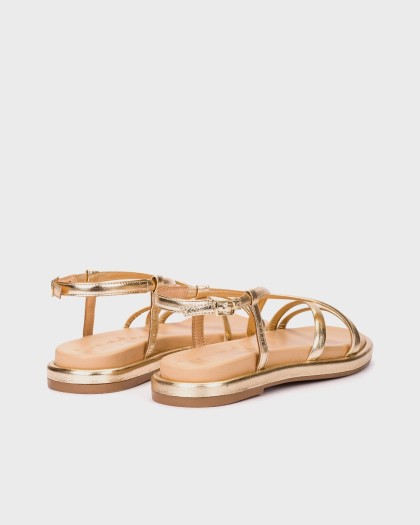 Wonders.com | Sandalias YUNA 51 Oro AT-1051 LAMINATO