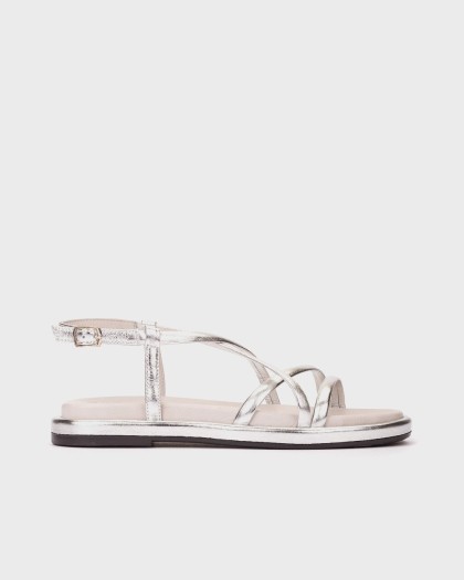 Wonders.com | Sandalias YUNA 51 Plata AT-1051 LAMINATO