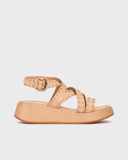 Wonders.com | Sandalias YUNA 54 Marrones AT-1054 SHEEP