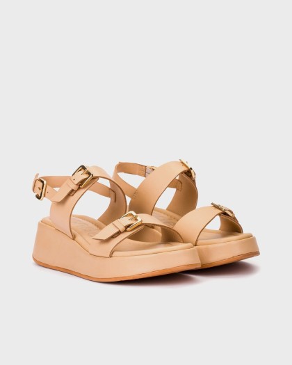 Wonders.com | Sandalias YUNA 57 Marrones AT-1057 SHEEP