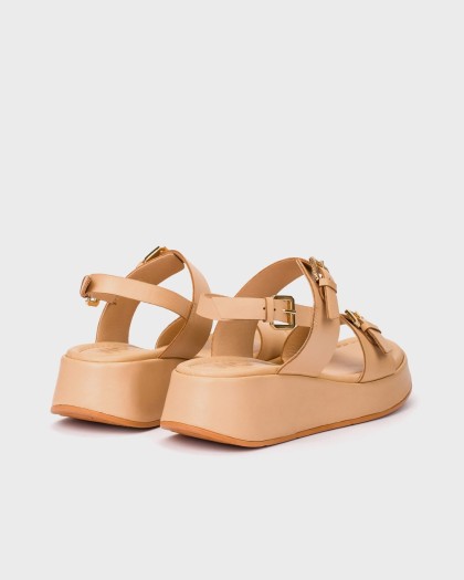 Wonders.com | Sandalias YUNA 57 Marrones AT-1057 SHEEP