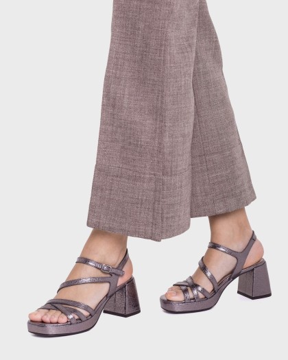 Wonders.com | Sandalias ZAIDA 21 Plomo G-6821 PERL
