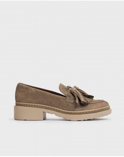 Taupe Bea Moccasin