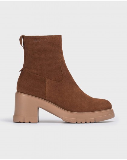 Brown Moon Ankle Boot
