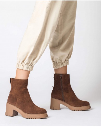 Brown Moon Ankle Boot