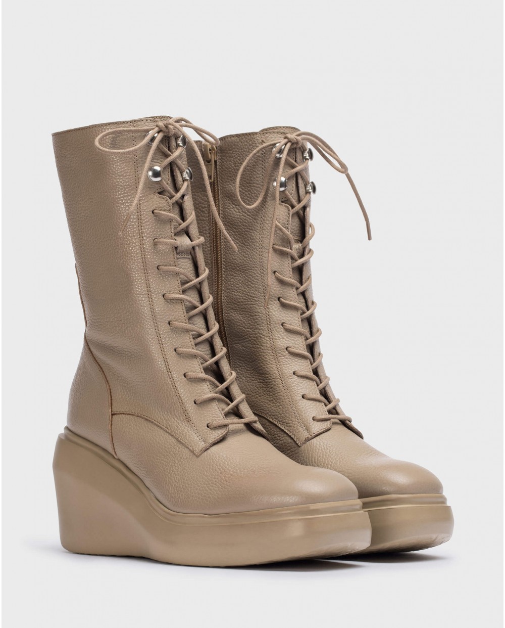 Taupe Ivory Ankle boot