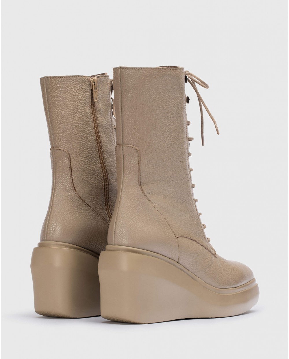 Taupe Ivory Ankle boot