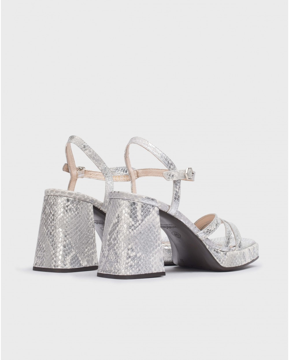 Silver Love sandal
