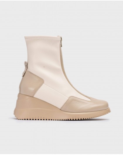 Beige INDIA ankle boot
