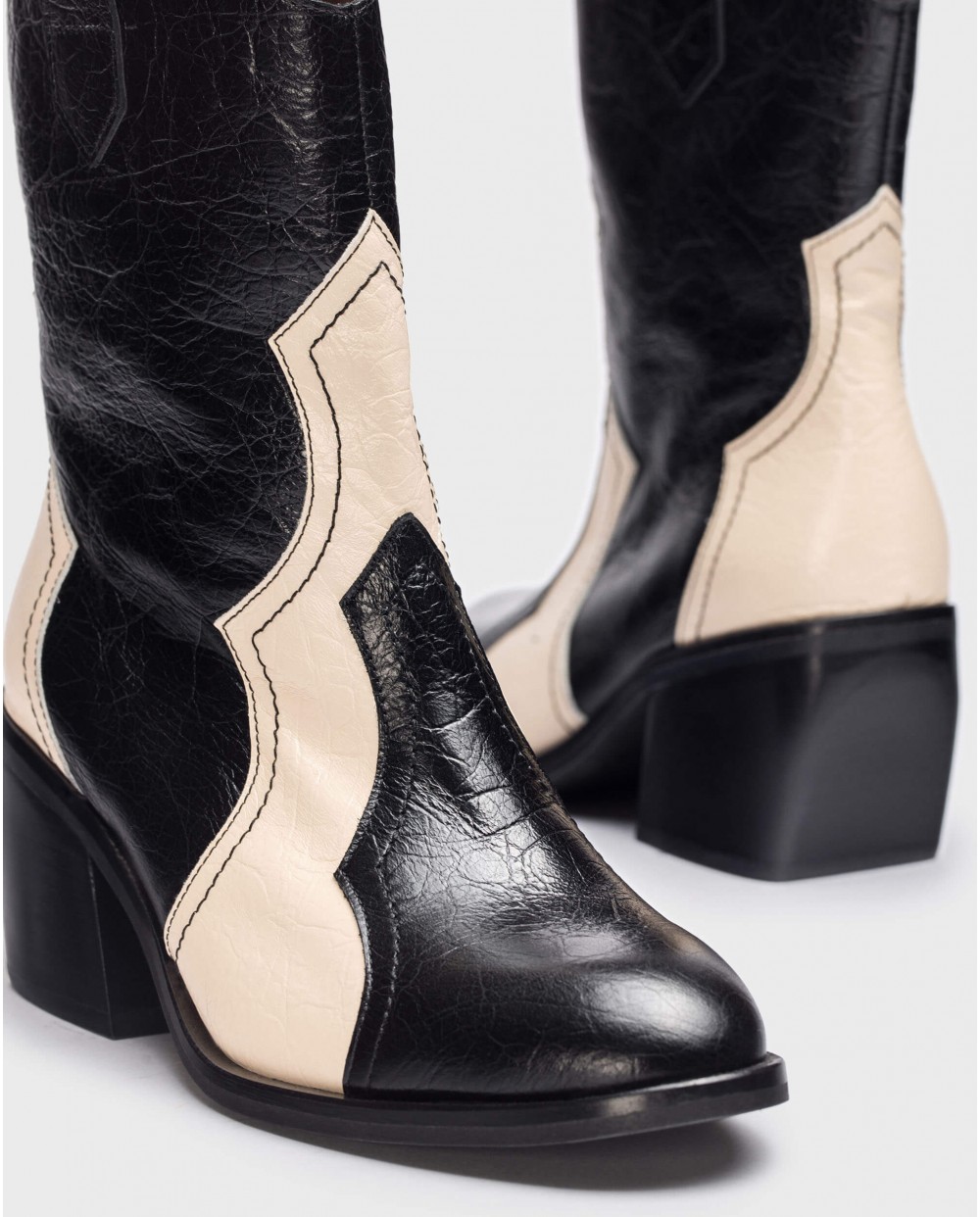 Black COTA ankle boot