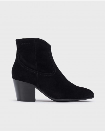 Black CANE ankle boot