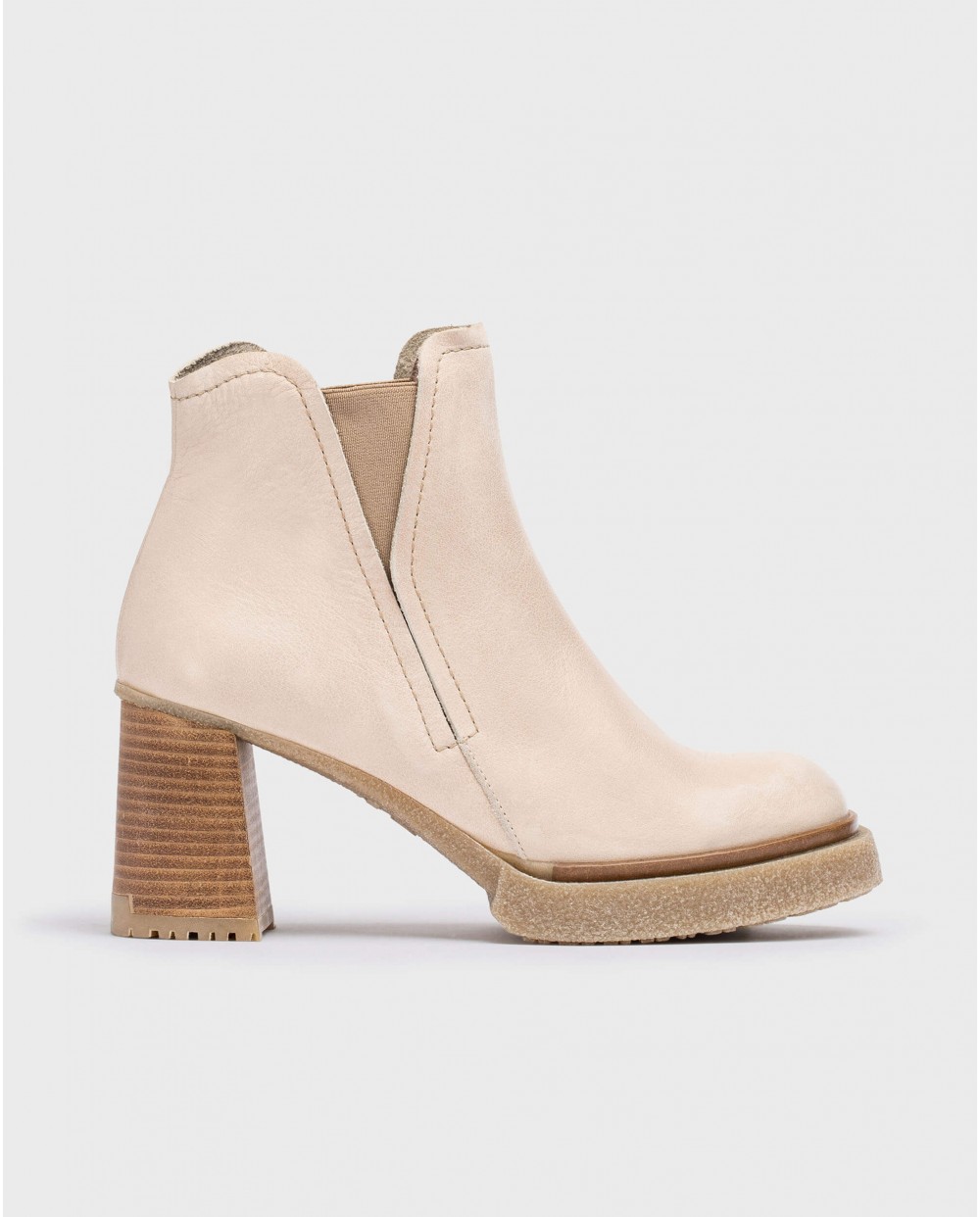 Beige MIERA ankle boot