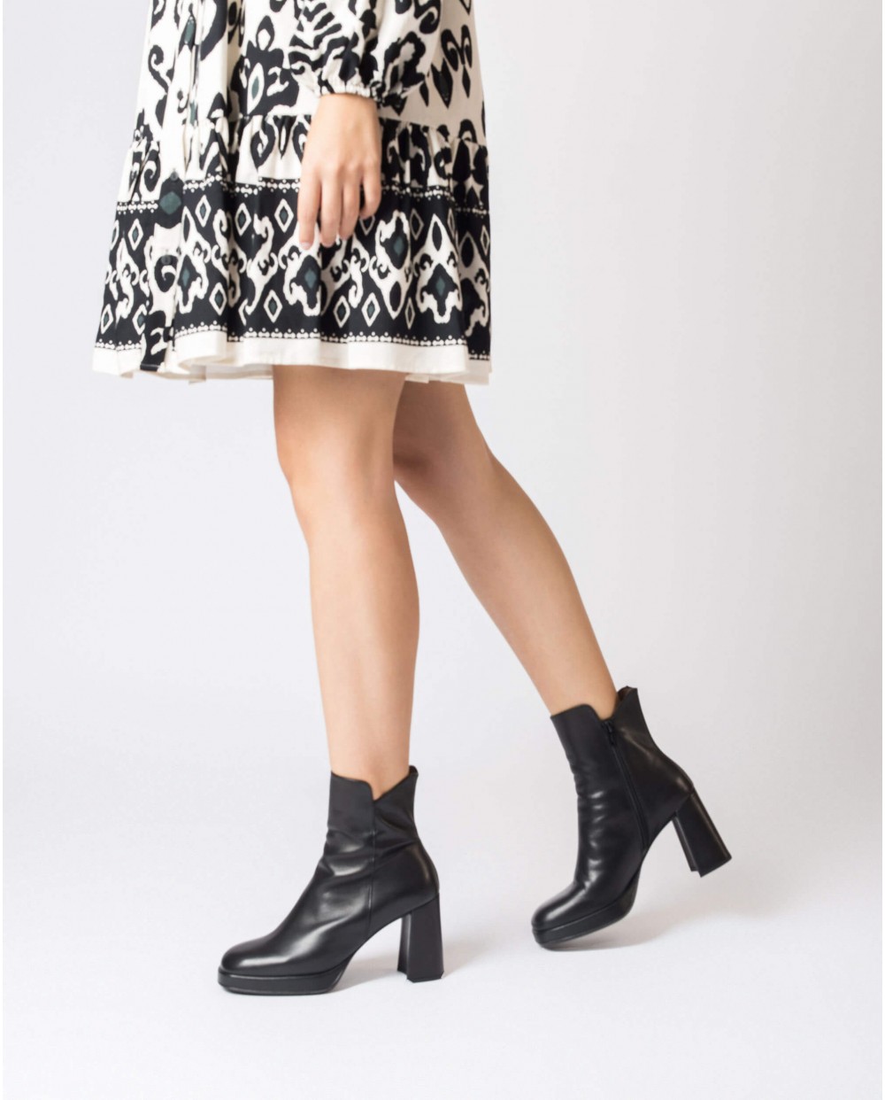 Black SANTO ankle boot