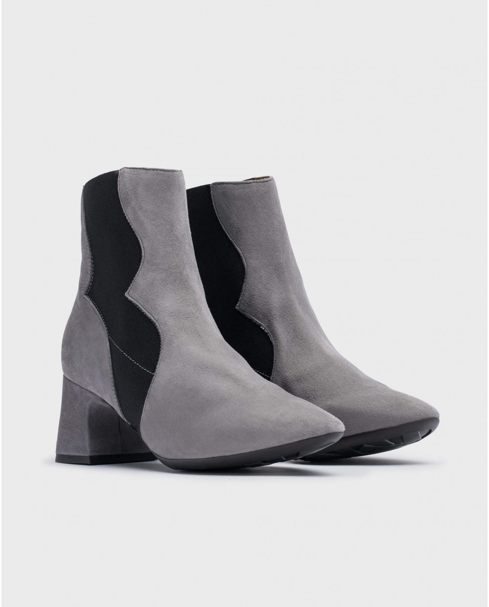 Grey GLIT Ankle Boot