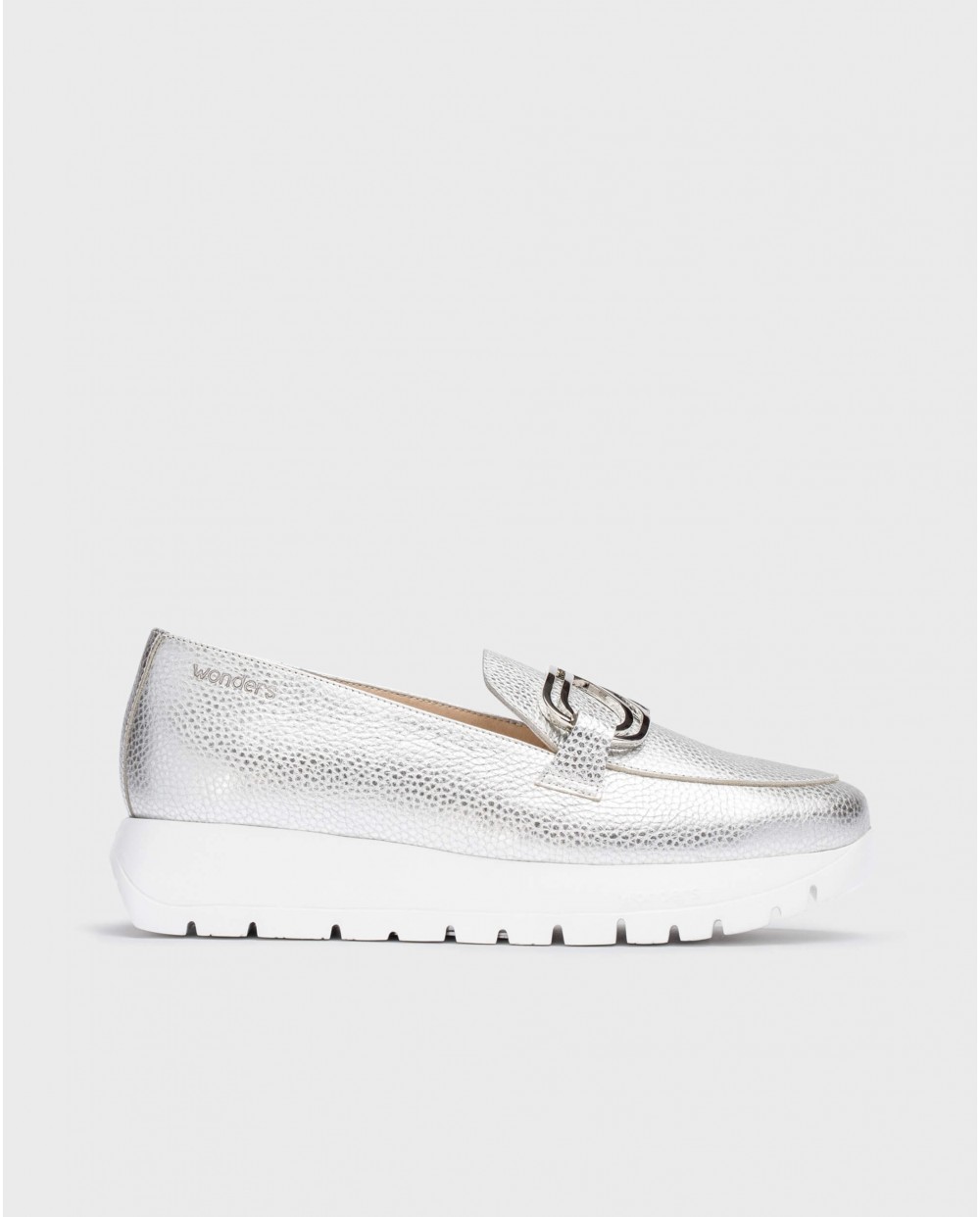 Silver Sidney Moccasin