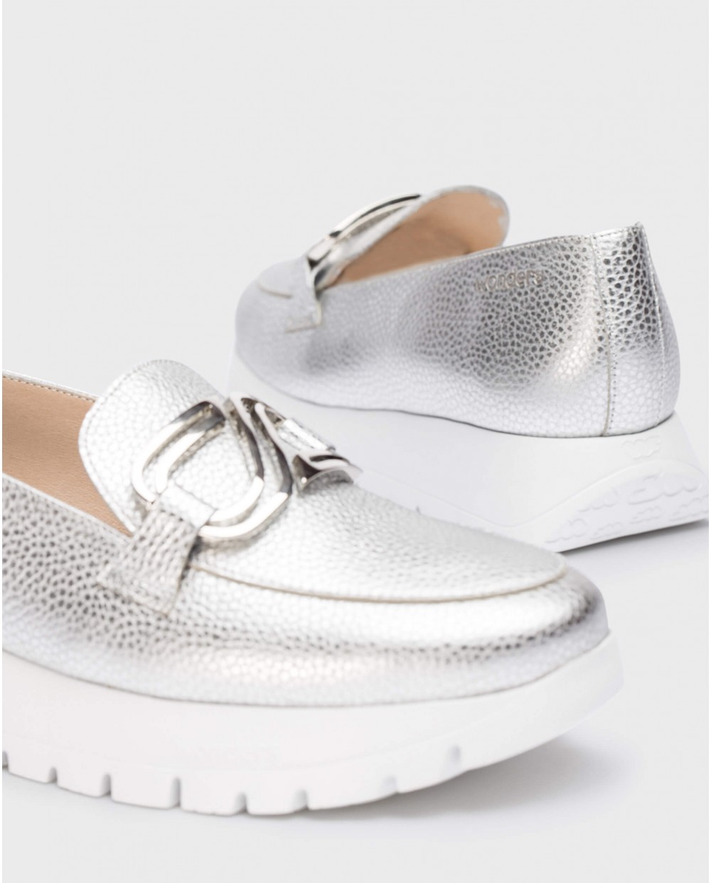 Silver Sidney Moccasin