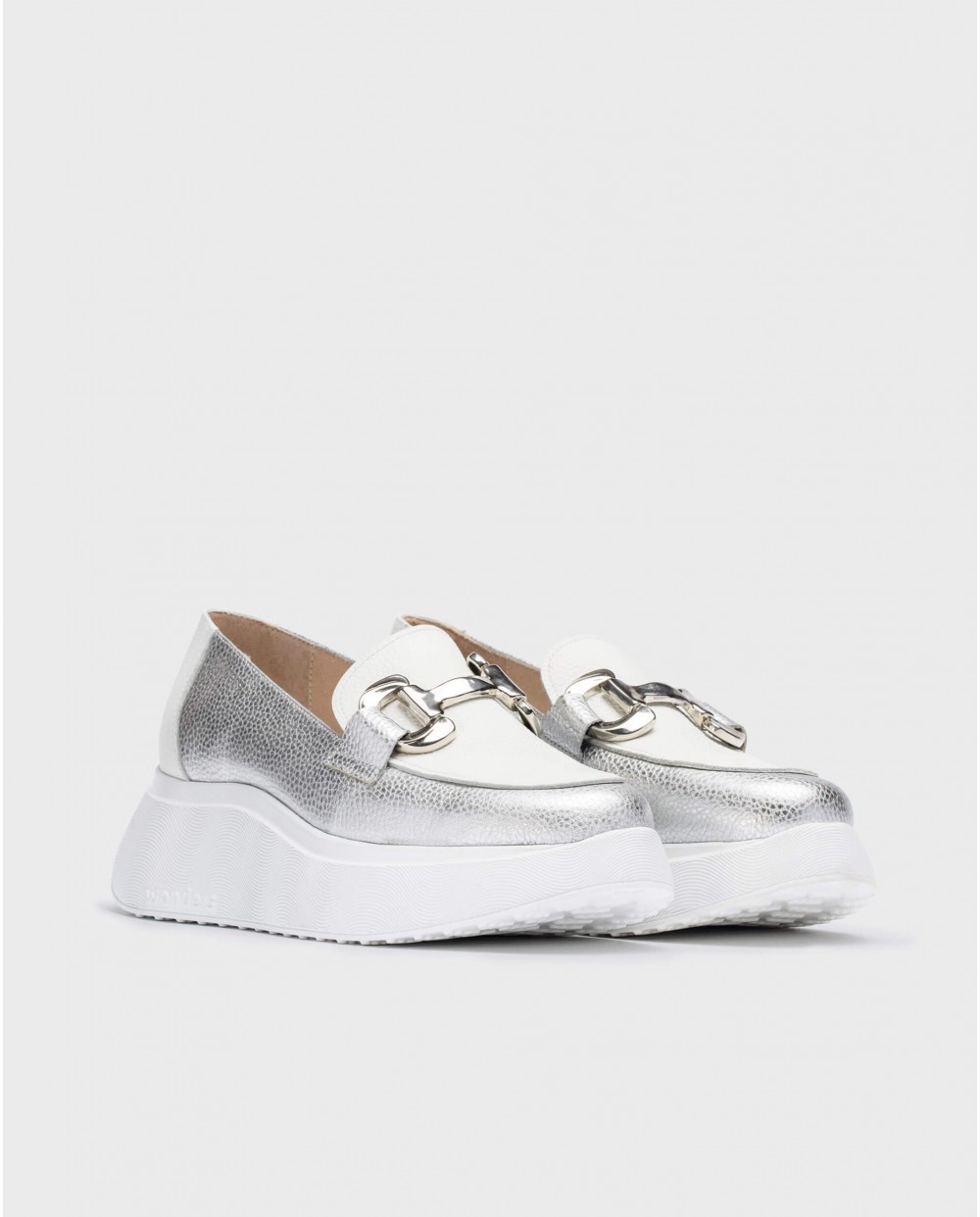 Silver Montreal Moccasin