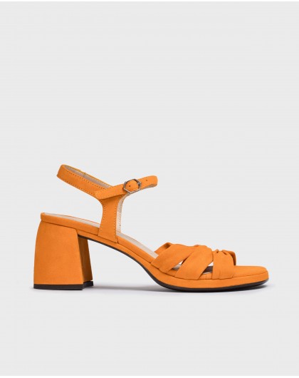 Orange GISELA Heeled sandals