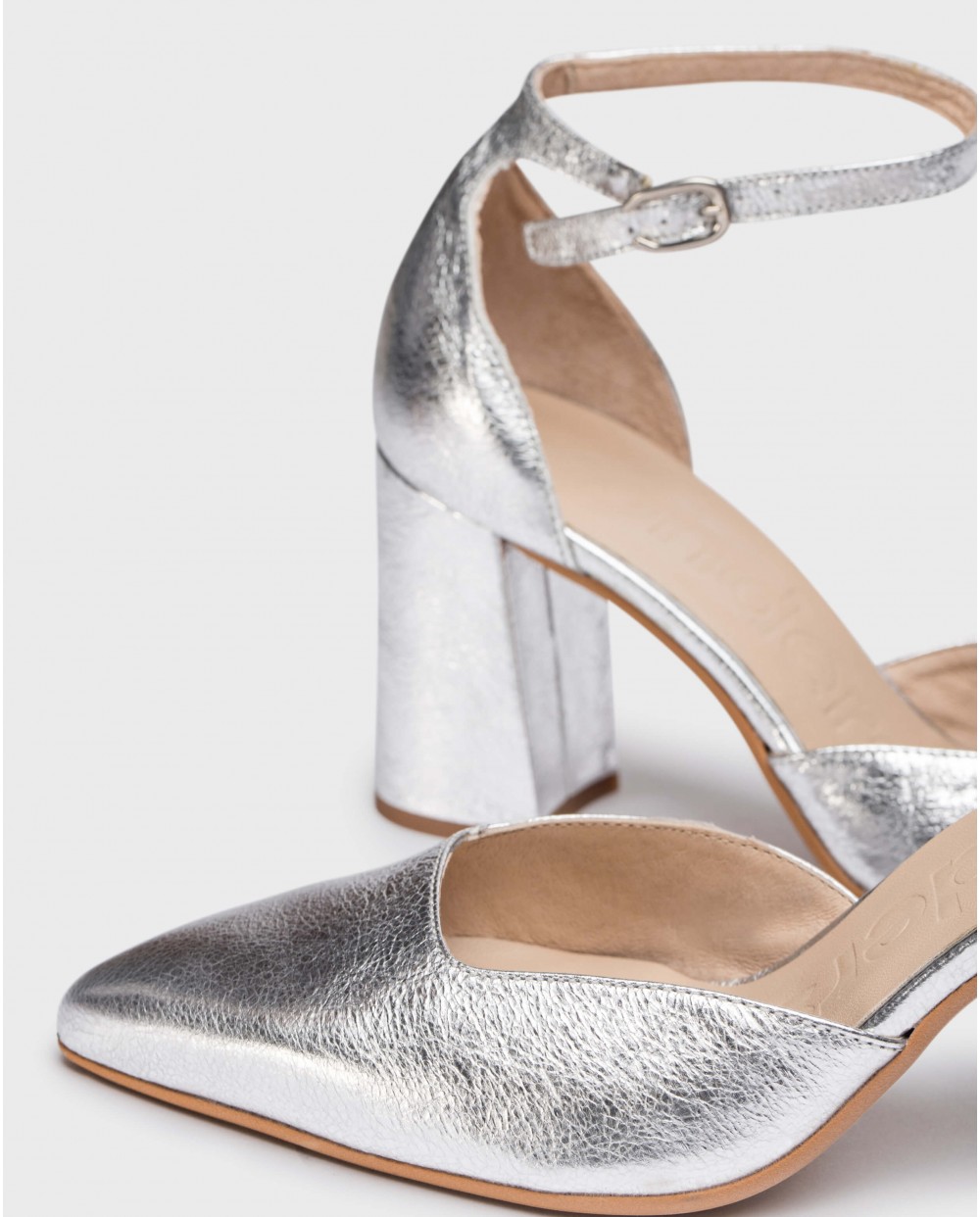Silver Fátima Heeled shoes