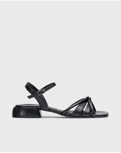 Black NALA Flat sandals