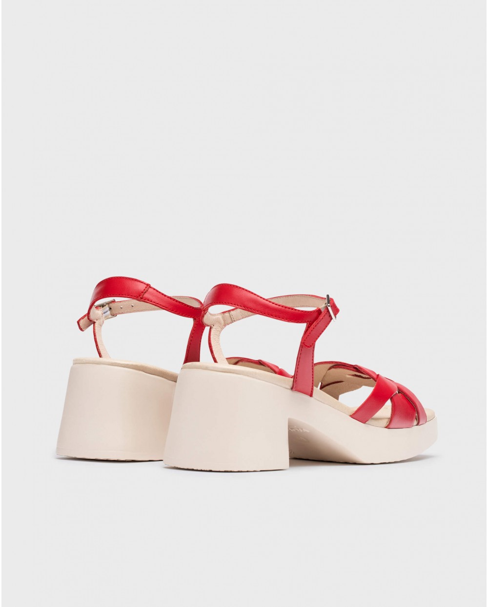 Red Catalina sandals
