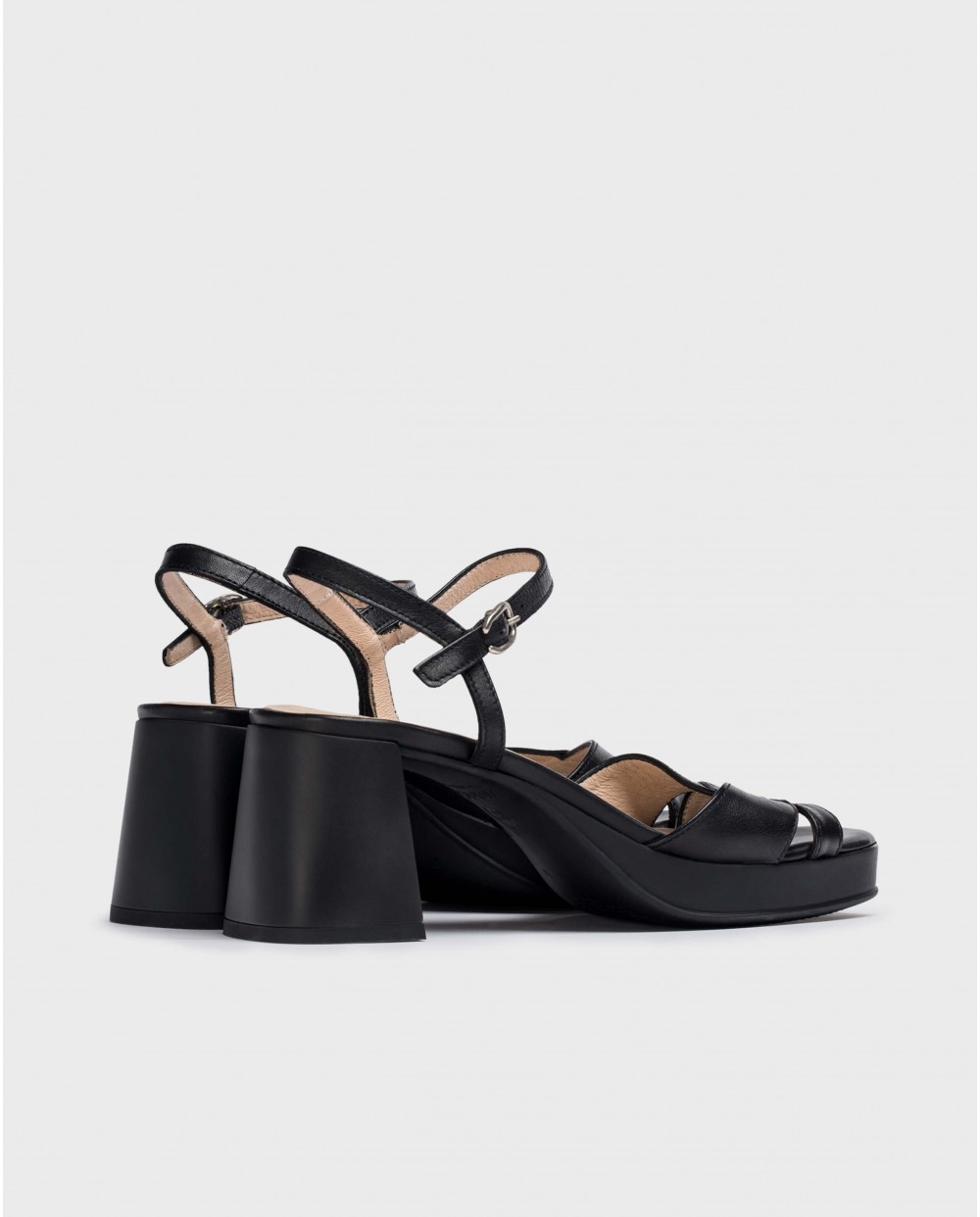 Black Lola heeled sandals