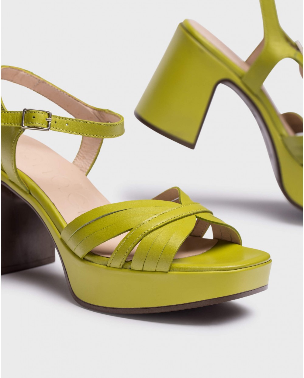 Green Marisol sandals