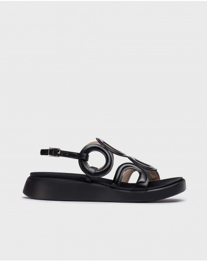 Black Arizona sandals