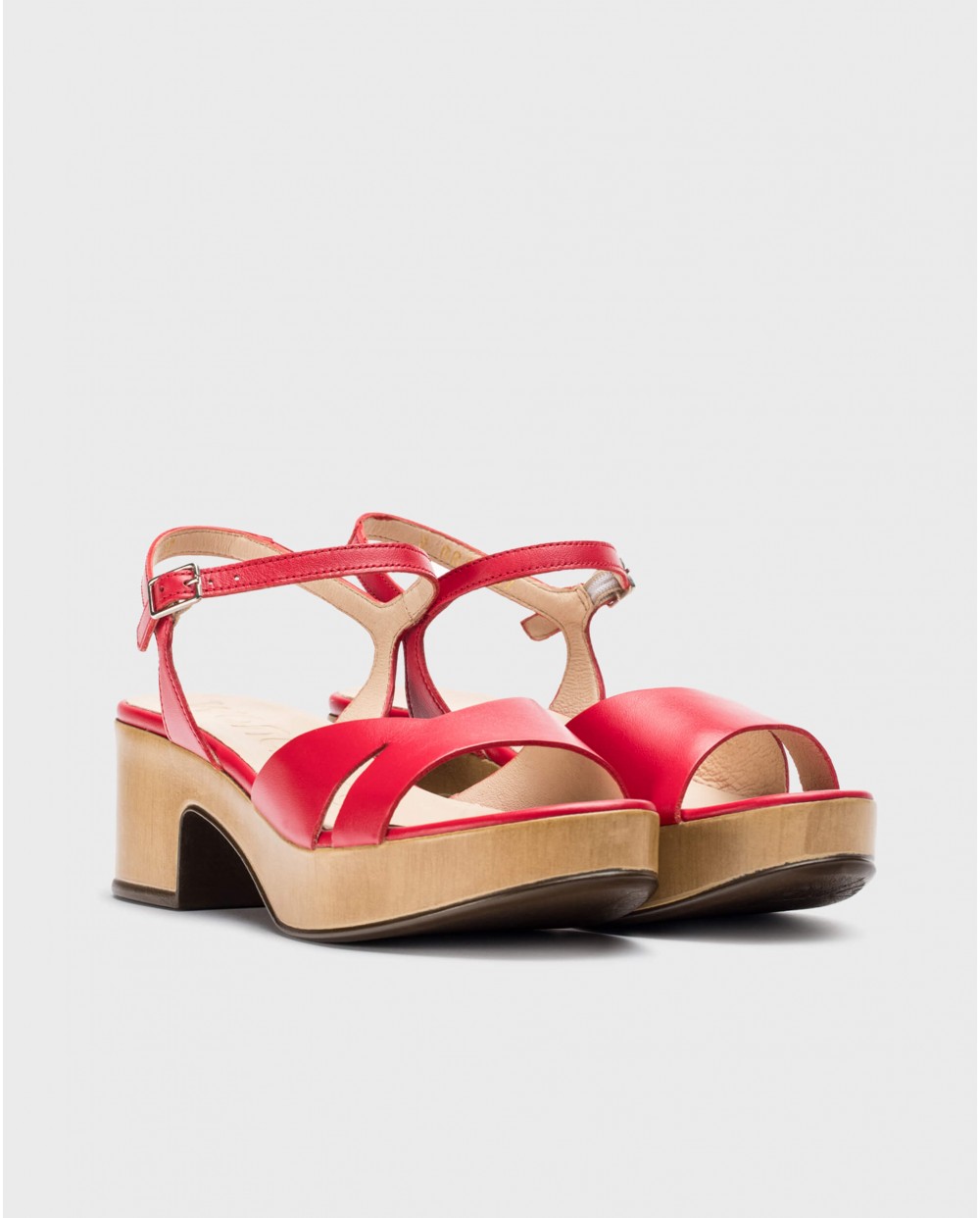 Rojo Griñón heeled sandals
