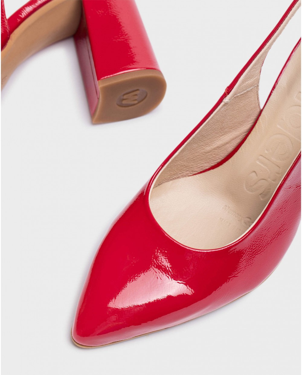 Red Vilma Heeled shoes