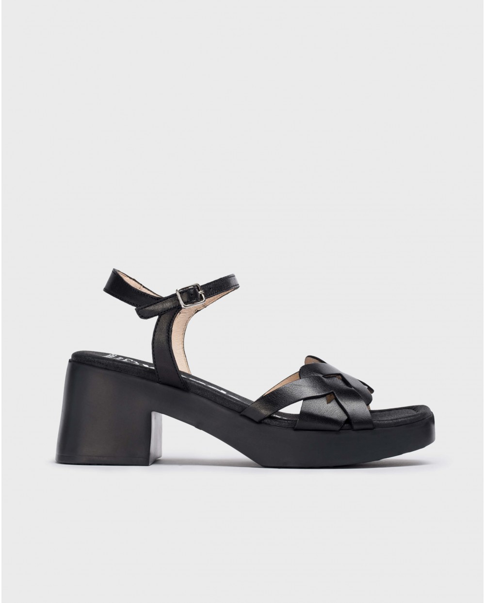 Black Catalina sandals