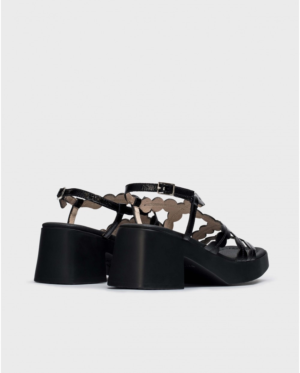 Black Neus heeled sandals