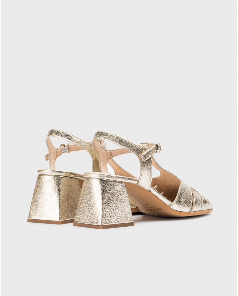 Platinum Milena heeled sandals
