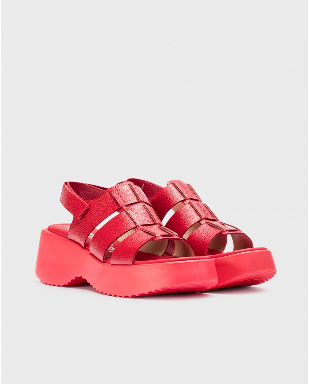 Red Nora sandals