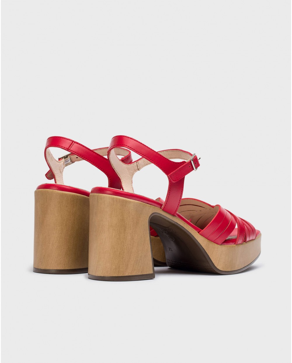 Red Marisol sandals