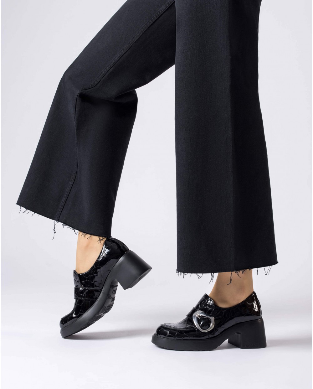 Black ANA loafers