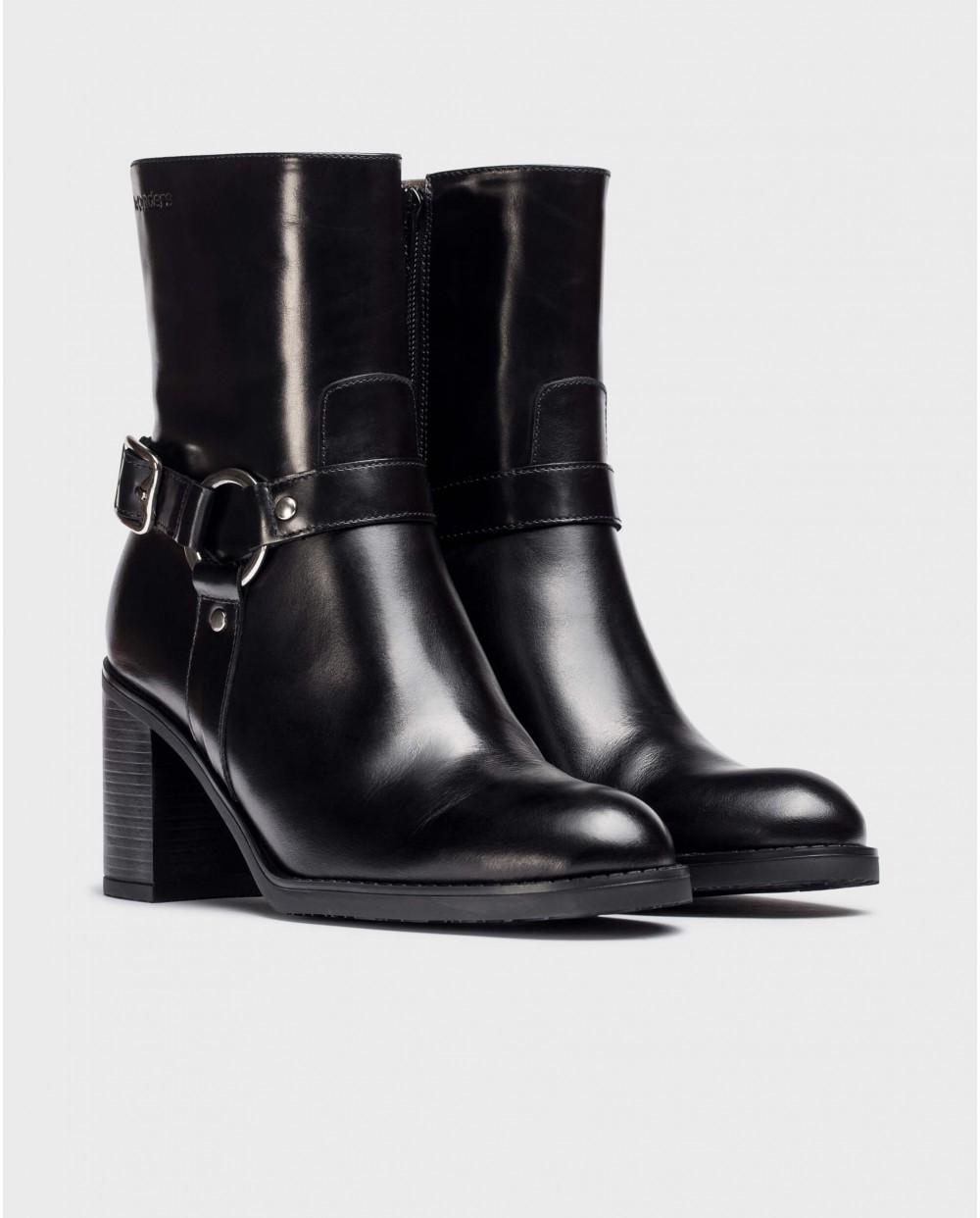 Black STAR Ankle Boots