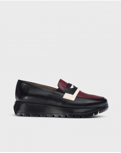 Burgundy MATERIA Moccasin