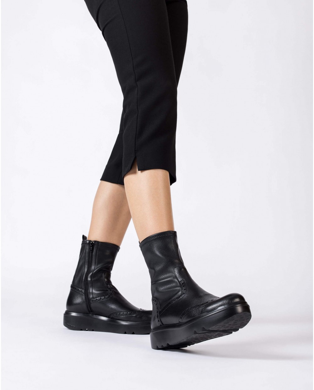 Black PRICE ankle boots