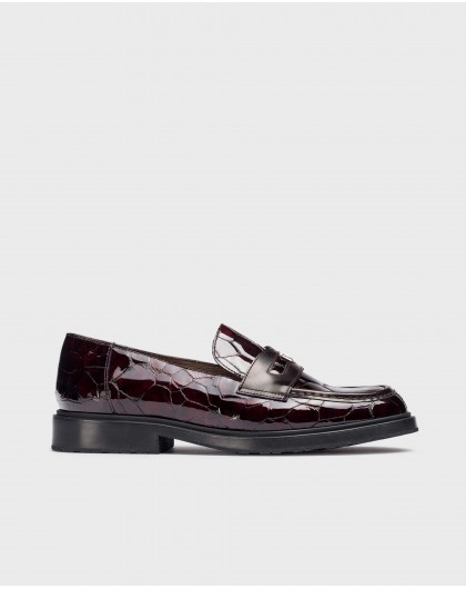 Burgundy NED Loafers