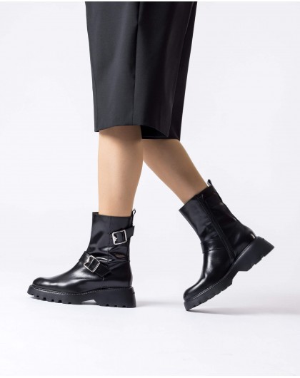 Black MICAELA Ankle Boots