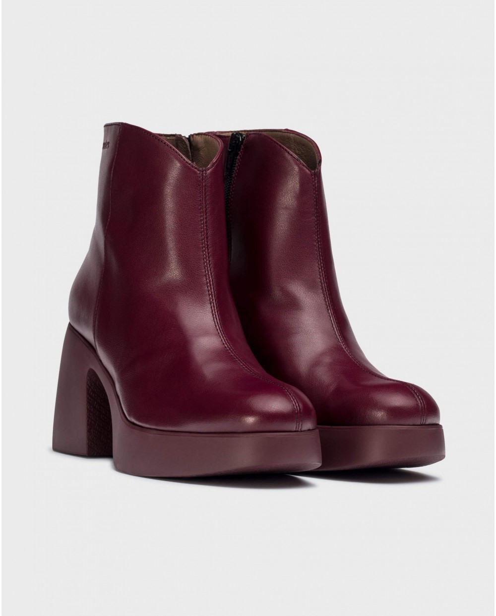 Burgundy PAROS ankle boot