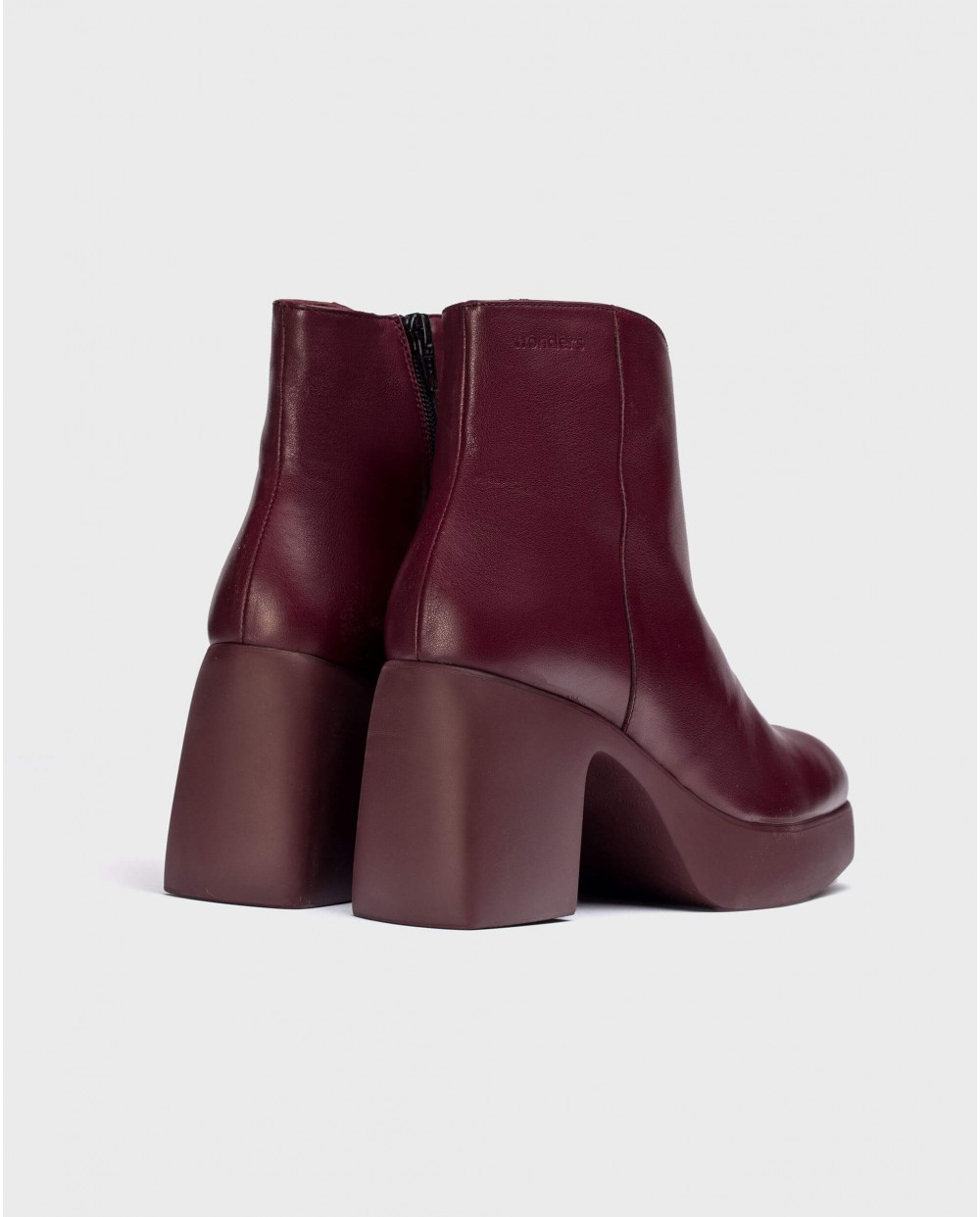 Burgundy PAROS ankle boot