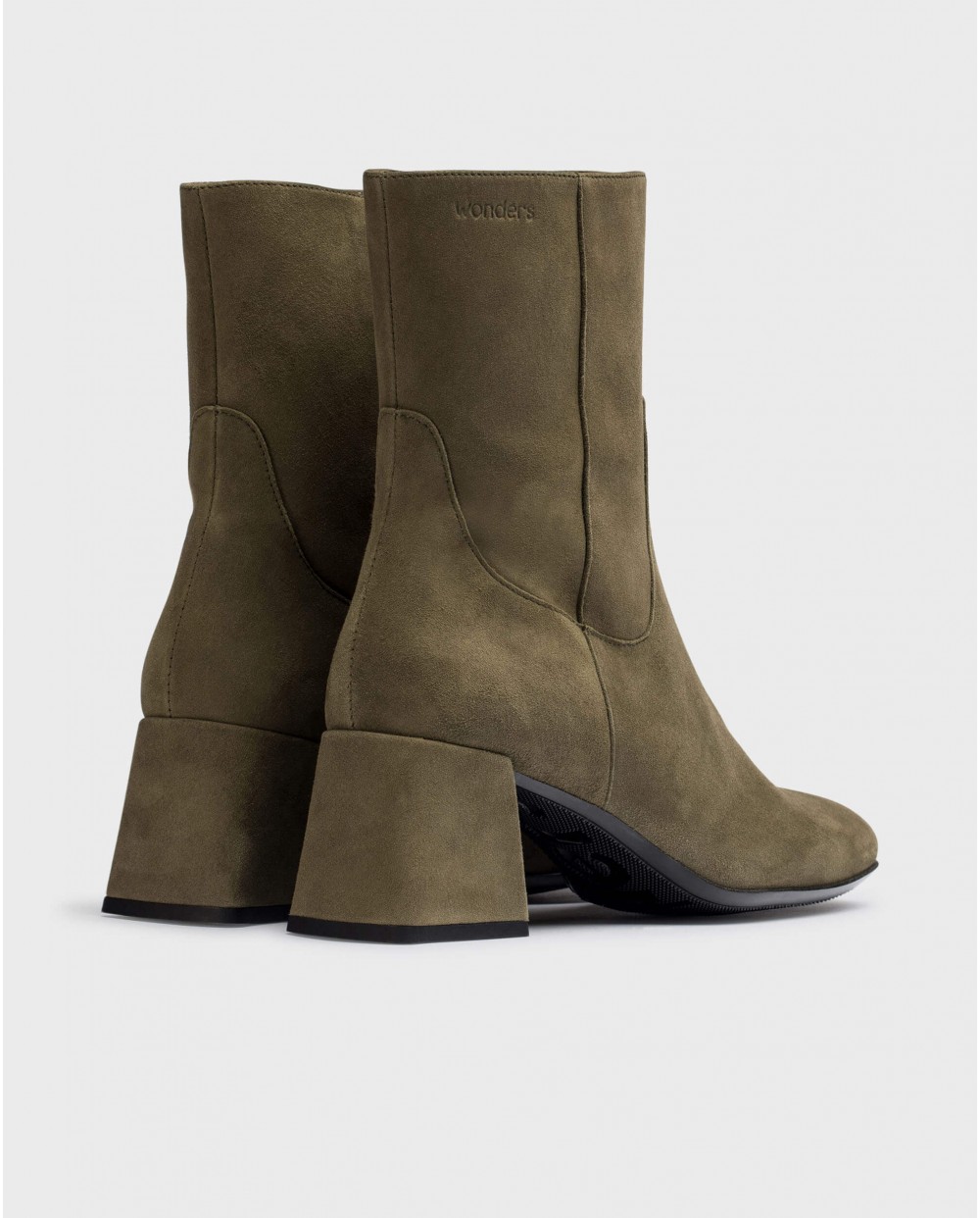 Green MANDY Ankle Boots