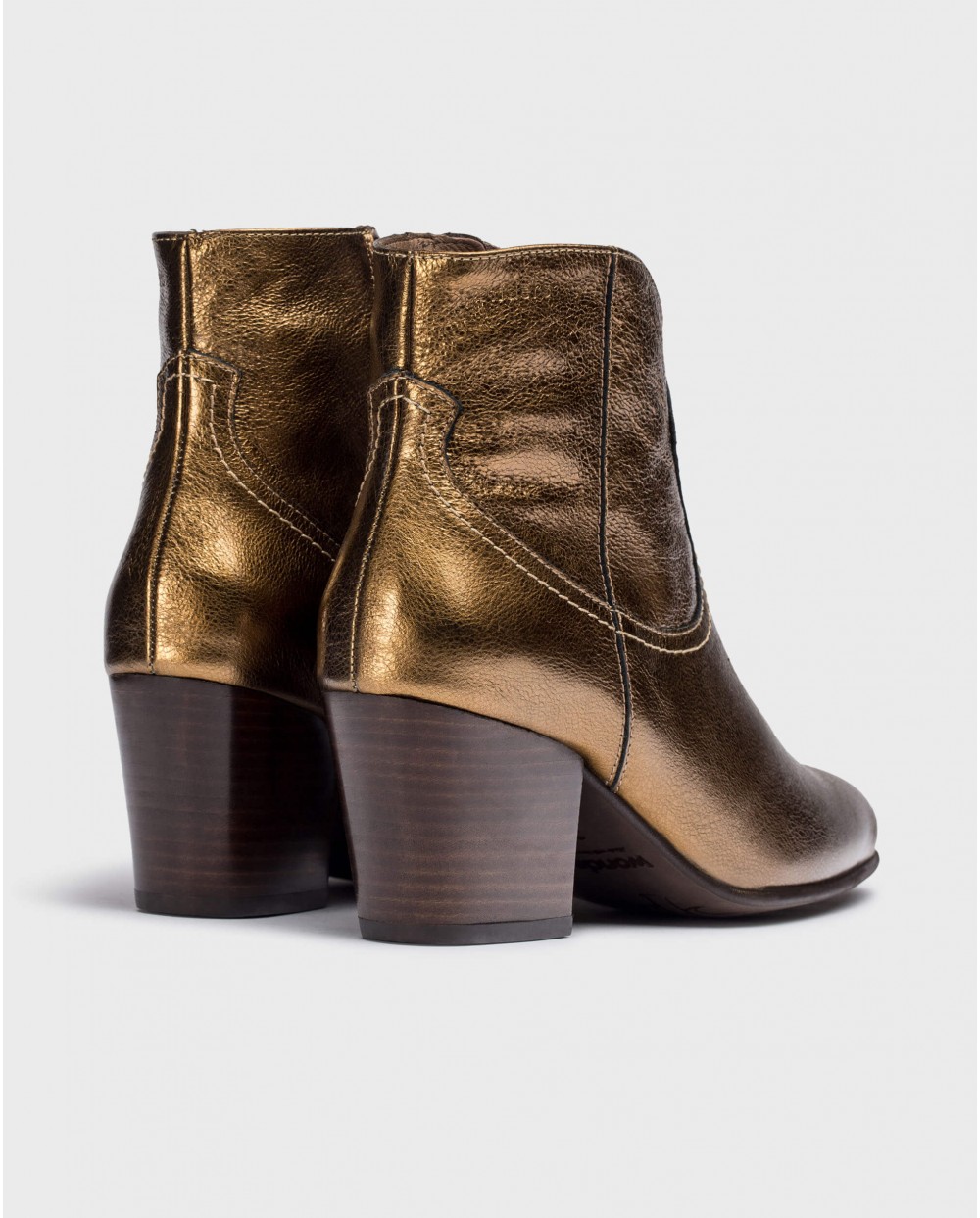 Gold LOLI Ankle boots