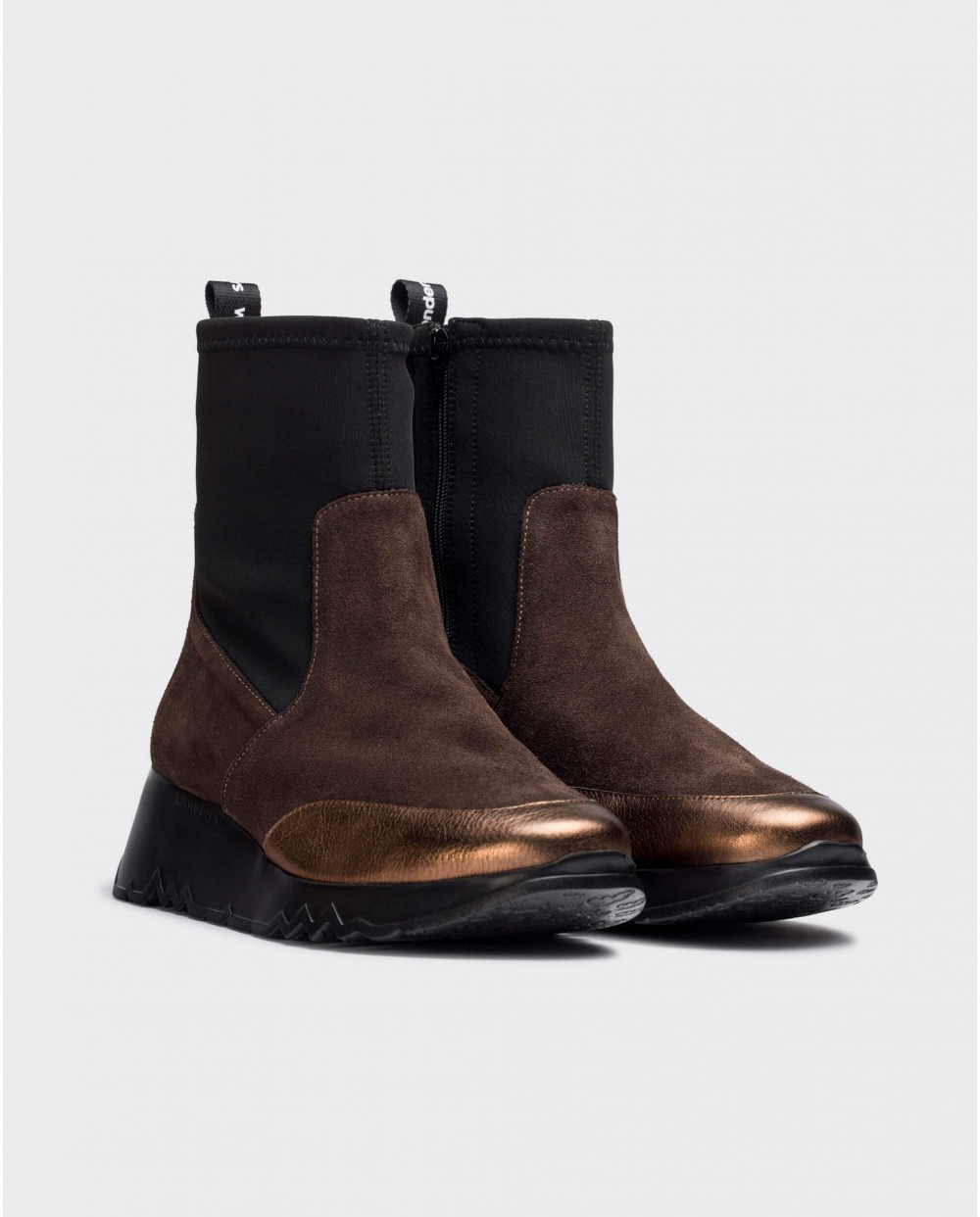 Brown SINGAPUR Ankle Boots