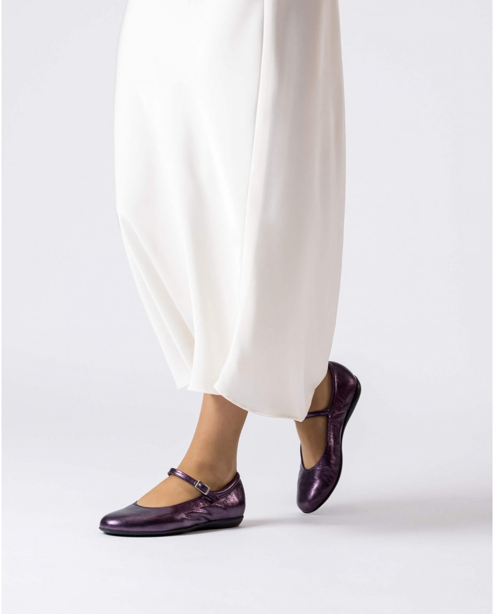 Purple MONTARI Ballet Flat