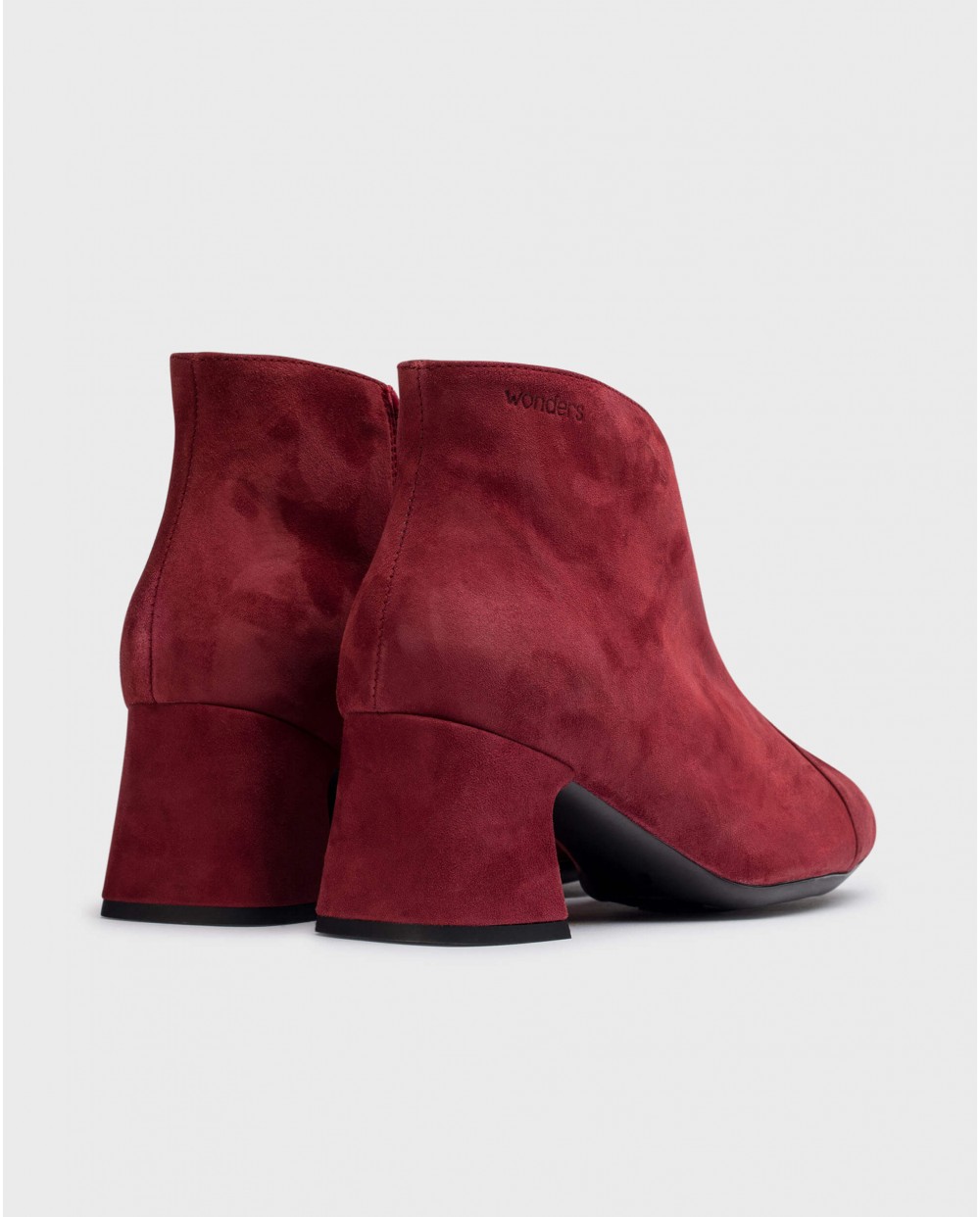 Red MONACO Ankle Boots