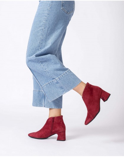 Red ELIOT Ankle Boots